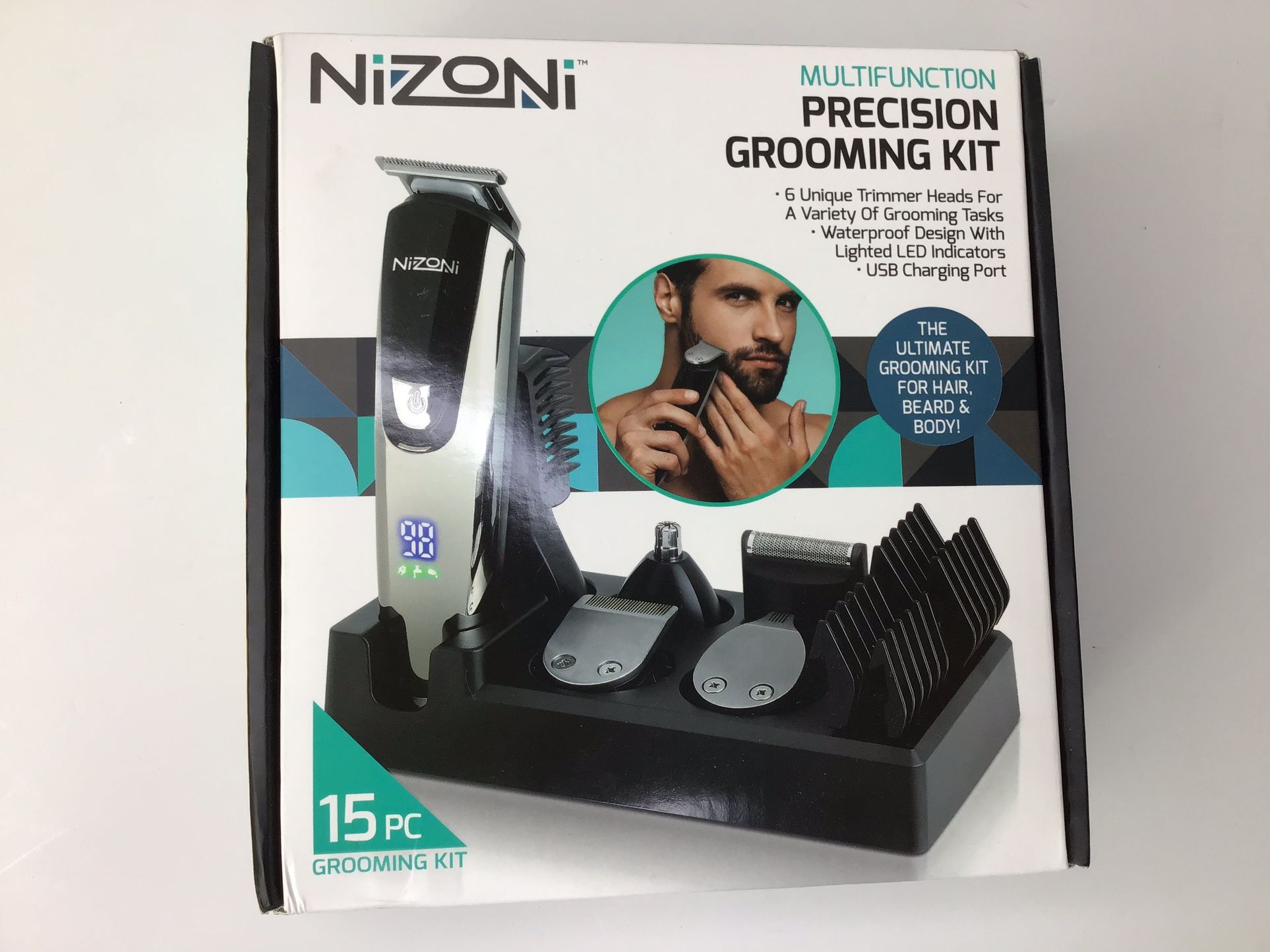 NiZoni 15 Pc Multifunction Precision Grooming Kit