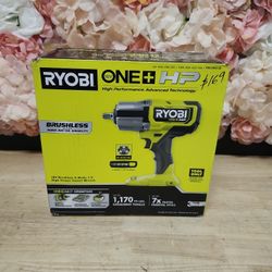 RYOBI
ONE+ HP 18V Brushless Cordless 4-Mode 1/2 in. High Torque Impact Wrench (Tool Only)