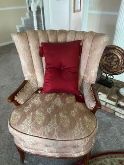Elegant Wingback Accent Chair