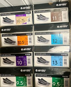 Men’s shoes sizes 9.5 / 10 / 10.5 / 11 / 12 / 13 running gym trainers comfort work hitec