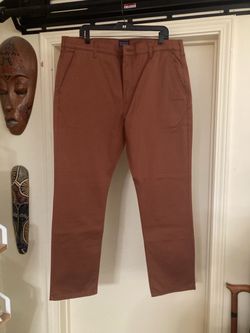 Levi's 511 Slim Fit Chino Pants Rust Brown W38 L30