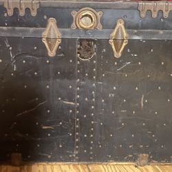 Vintage Black Trunk 