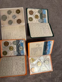 4 Japanese coin lots different dates.
