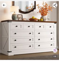 Brand New Farmhouse-Style Dresser (Assembled Today)