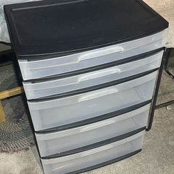 five Drawer Storage Unit