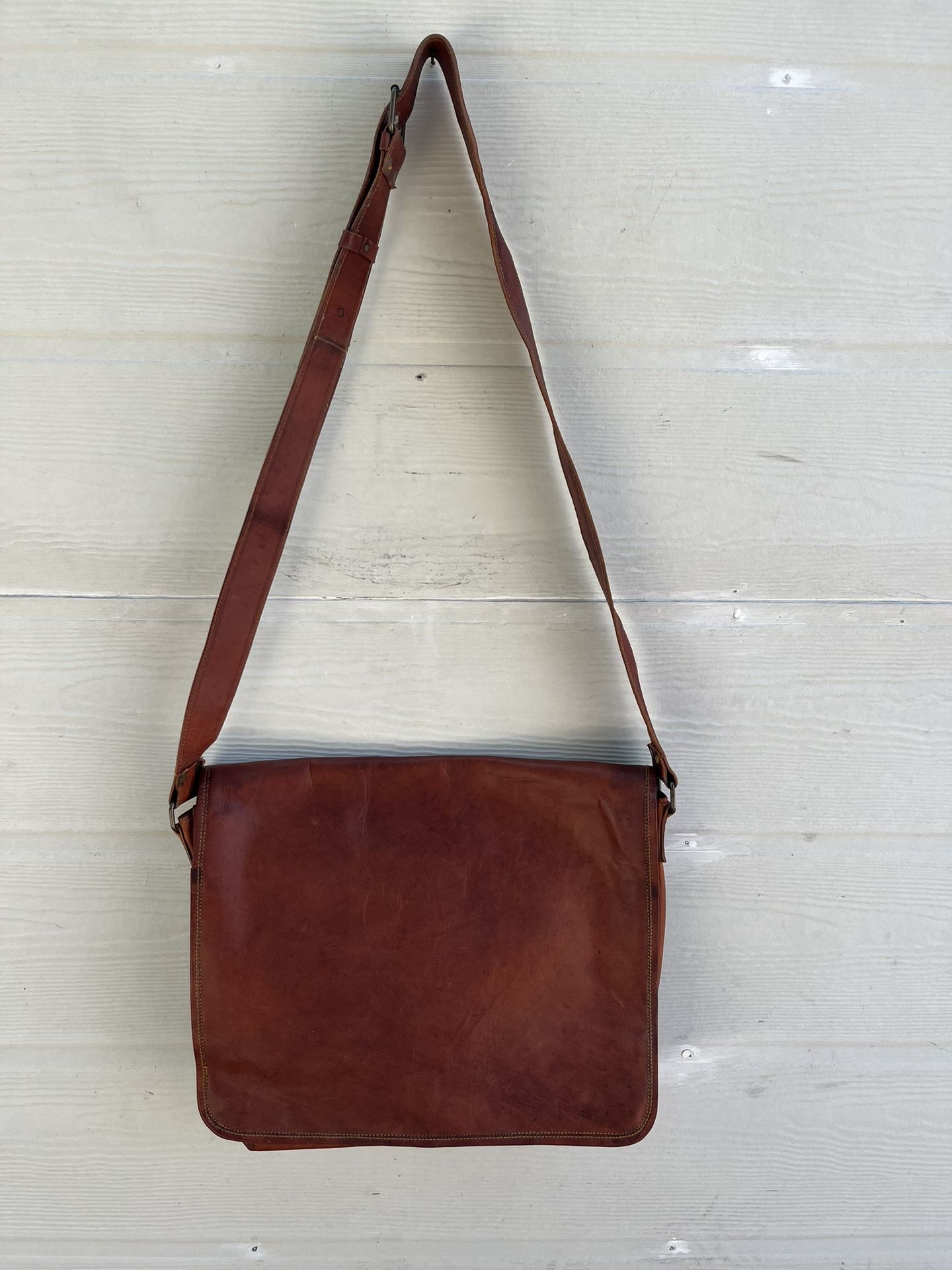 Messenger/lap Top Leather Bag
