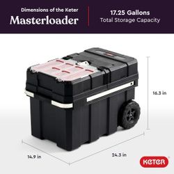 Keter Masterloader Rolling Tool Box – BRAND NEW
