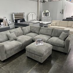 New Gray Sectional Brand New