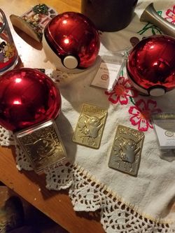 Pokemon gold plated cards