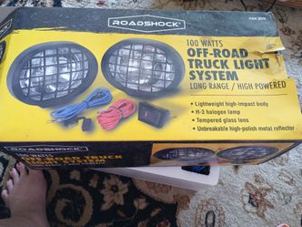 Road shock off-road truck light system