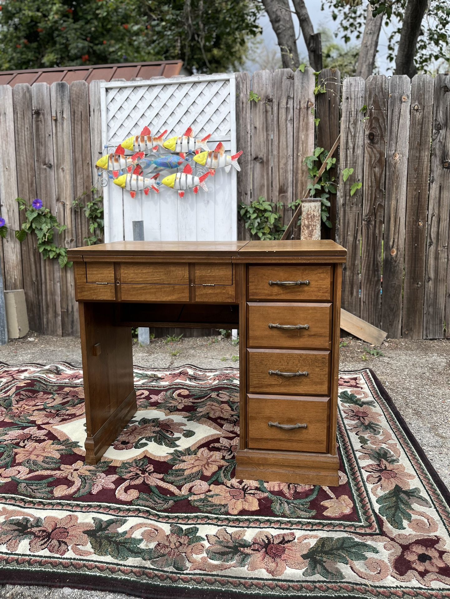 Parsons Small Cadet desk, And Sewing Machine Cabinet