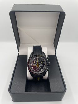 Omega X Swatch Mission to the Dark Side of the Moon Moonswatch Mod Stainless Steel Watch