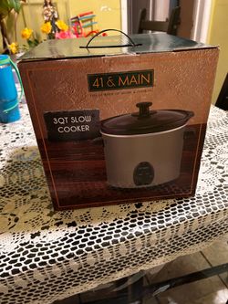 41 & MAIN THE CORNER OF HOME & COOKING ЗQТ SLOW COOKER