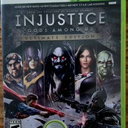 Xbox 360 Injustice: Gods Among Us ULTIMATE Edition. Complete With Manual 