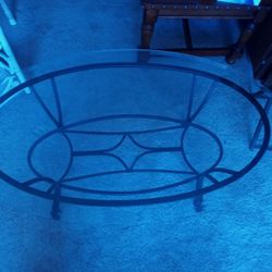 Glass Top Coffee Table 