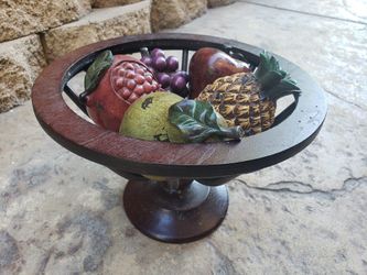 Faux Wooden Fruit Display