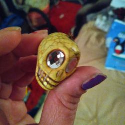 Unique Antiqued Skull Charms For Necklace And/or Bracelet