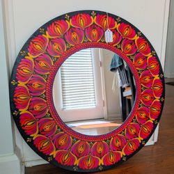 Hand Painted Mirror New 