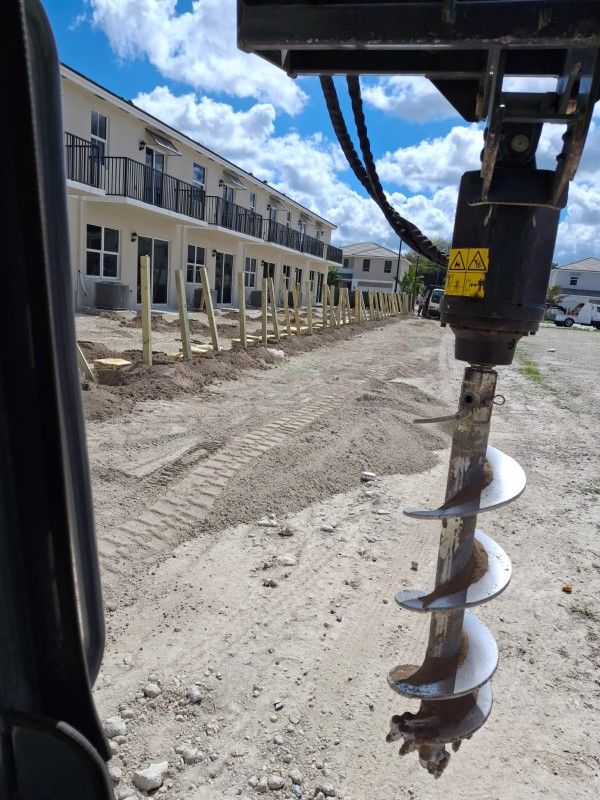 Post Holes Fences