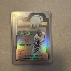 2025 Topps Holiday Making the Nice List 59 Stolen Bases #MNL-2 Shohei Ohtani