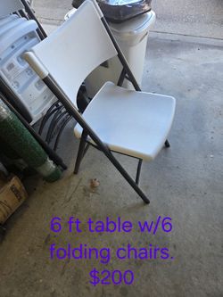 Table With 6 Chairs