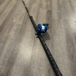 Calstar BTG 690J Cut to 8’ Avet JX  6/3  Raptor MC Two Speed Conventional Combo. 