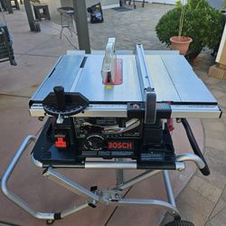 Bosch 4000 Table Saw With Gravity Cart
