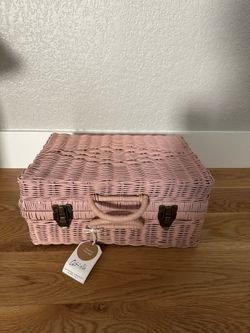 Olli Ella rattan Toaty Trunk (rose/pink)
