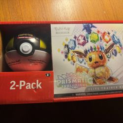 Prismatic Evolutions Sam’s Club Bundle (ETB + Poke Ball)