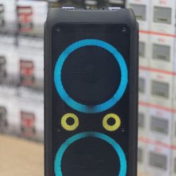 Rechargeable Party Speaker w/ FREE Wireless Mic(2x)