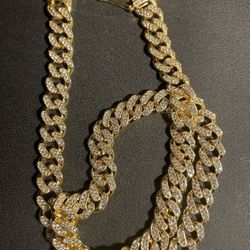 Fully Iced Out 13MM Cuban Link Necklace