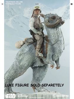 Sideshow Collectibles Star Wars Hoth Tauntaun Scales With 1/6 Hot Toys Star Wars