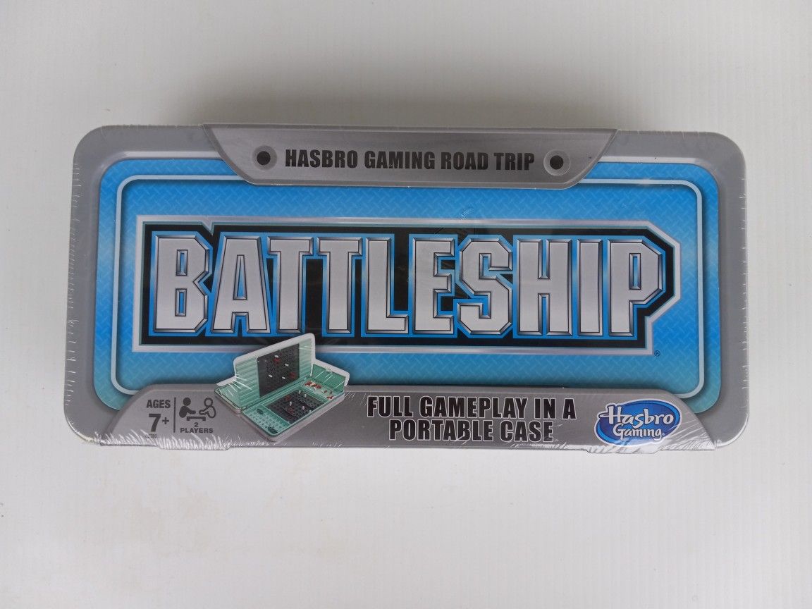 BATTLESHIP TRAVEL GAME IN TIN CASE
