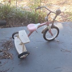 Pink 1970 Radio Flyer Tricycle 