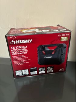 New Husky Compresor 12/120 volts
