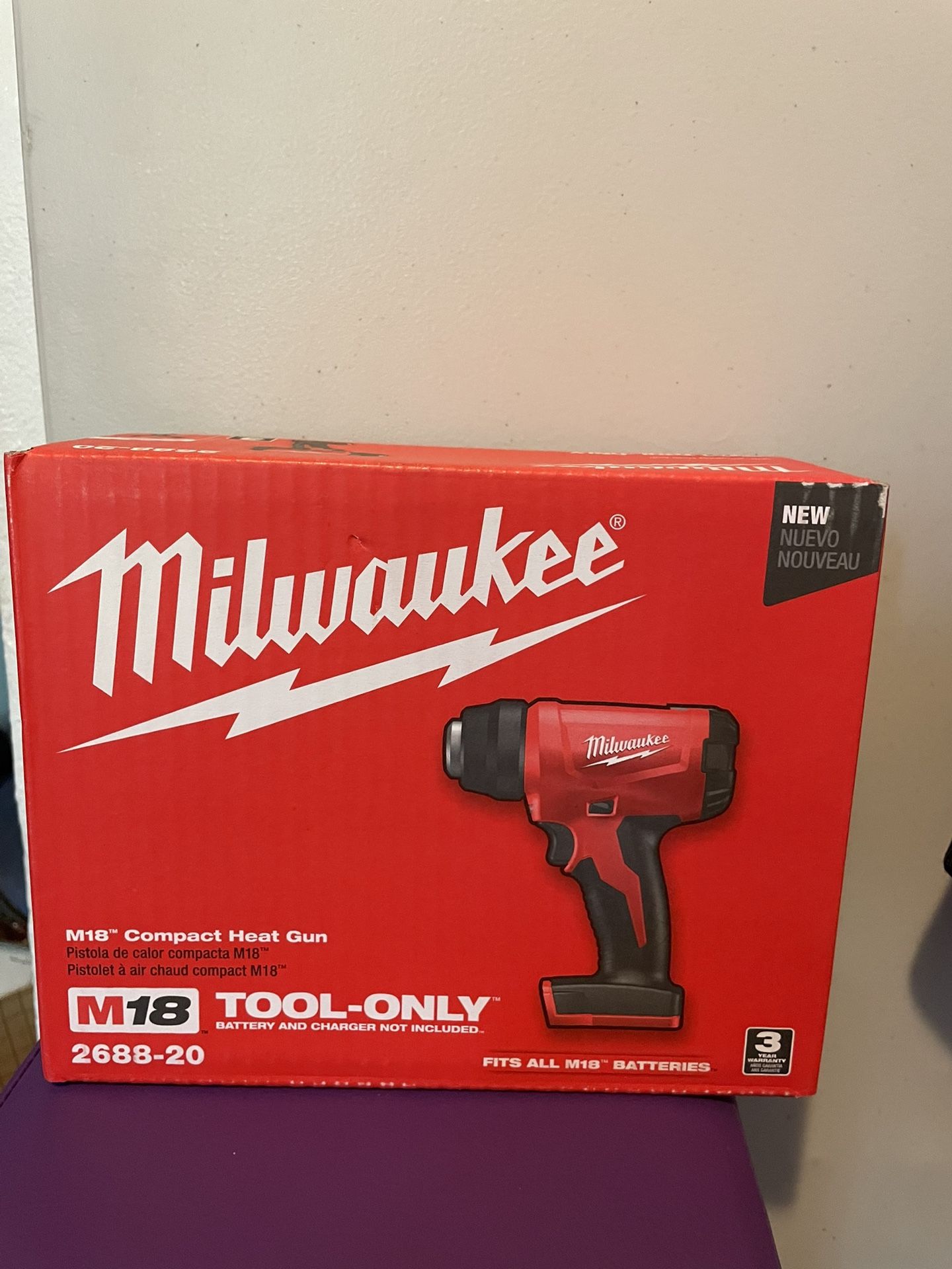 Milwaukee M18 Heat Gun (Tool-Only)