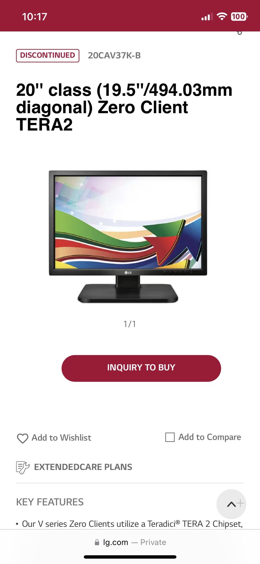 LG Computer Monitor