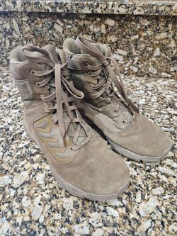 Merrell Fullbench Size 9 Tactical 8" Waterproof Side Zip Hiking Work Construction Boots Shoes