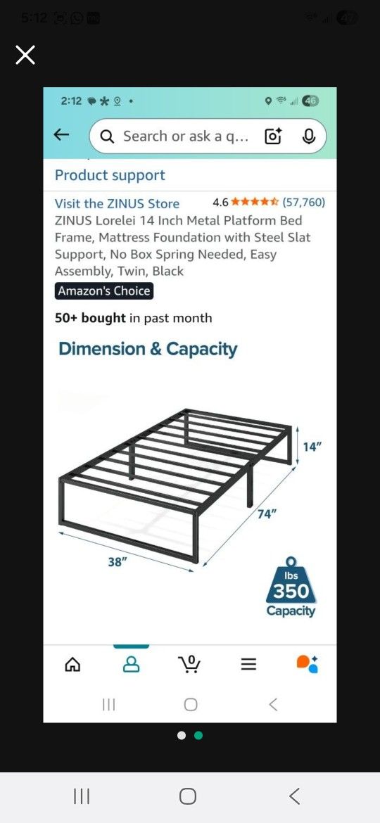 Twin Bed Frame