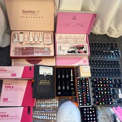 Beetles Full Nail Kit Bundle – Gel Polish, Tips, Tools & UV Lamp