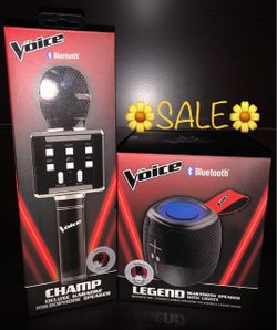 THE VOICE BLUETOOTH NEW IN BOX