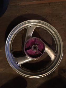 FZR 600 Polished Rear rim