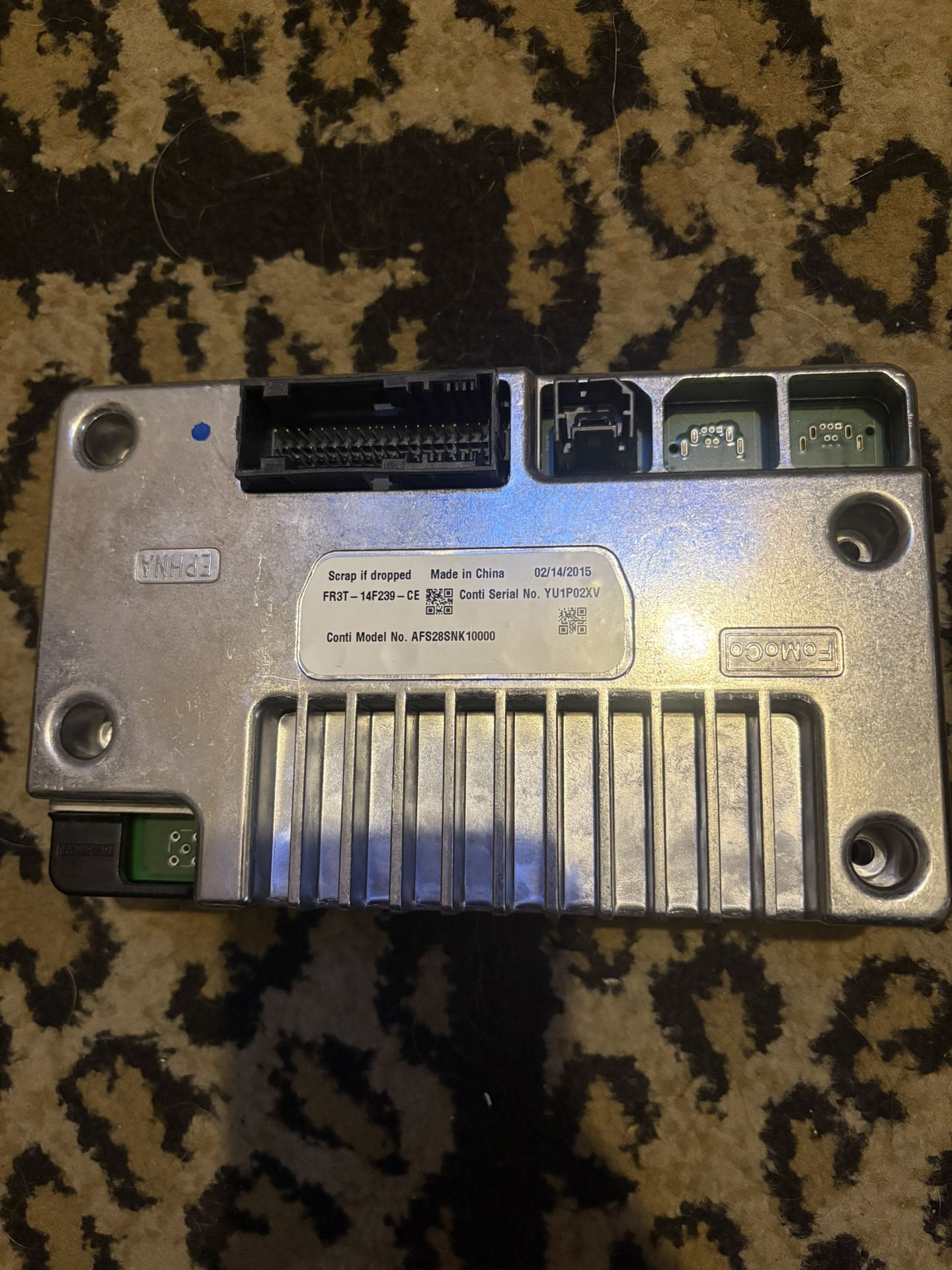 2015 MUSTANG Radio Audio Amplifier Module FR3T-14F239-CE