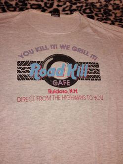 Road Kill Cafe Ruidoso NM Vintage Graphic T-Shirt