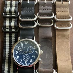 Timex weekender chrono blue top