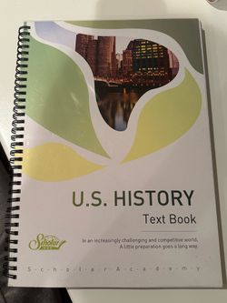 Scholar Academy U.S. History Textbook