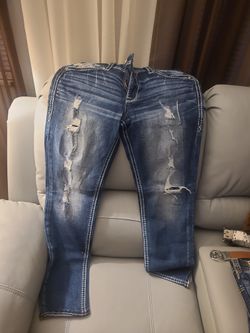Women's rock revival jeans.