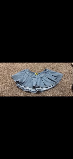 Jean mini skirt size small