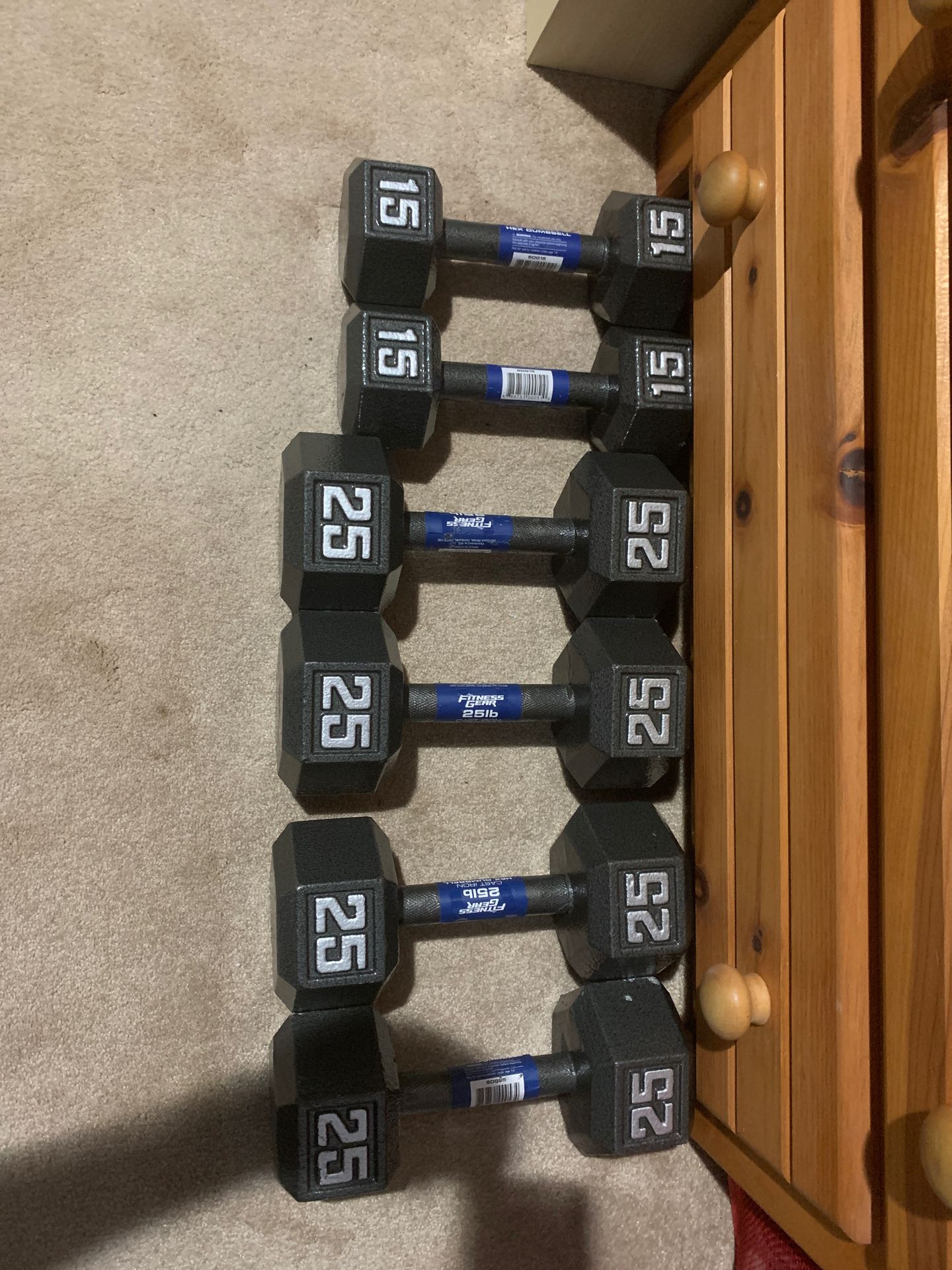 Fitness gear weights