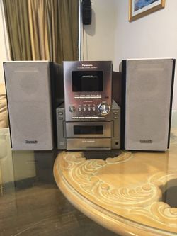 PANASONIC SA-PM17 5 CD CHANGER STEREO SYSTEM RADIO